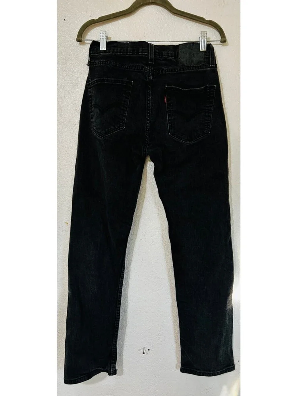Levis 514 Straight Fit Black Jeans Mens W29 L30 Native Cali Denim Style 0730